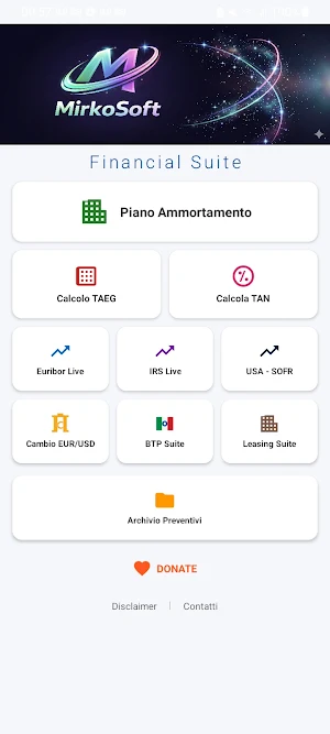 Piano Ammortamento Rata Mutuo Screenshot 0