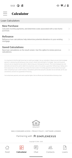 Sports Afield Mortgage Screenshot 1