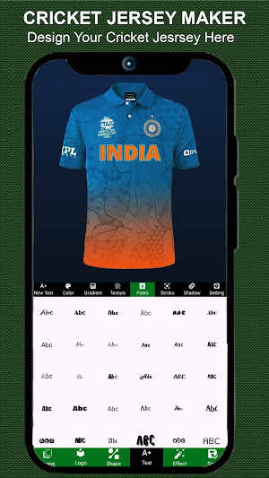 Cricket Jersey Maker - T Shirt Screenshot 2