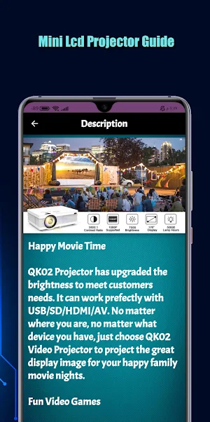 Mini LCD Projector Guide Screenshot 2