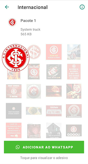 Figurinhas do Internacional Screenshot 3