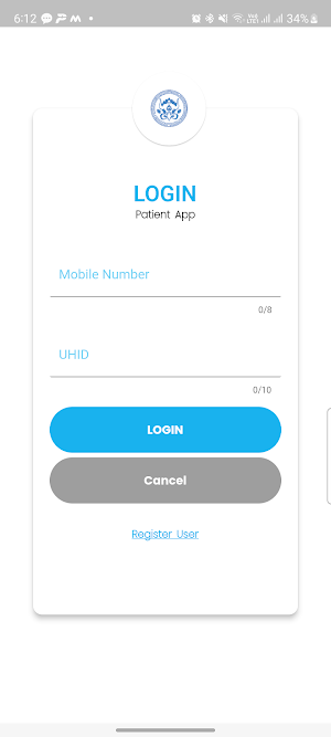 ePIS Patient App Screenshot 2