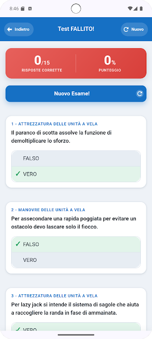 Quiz Vela Patente Nautica Screenshot 3