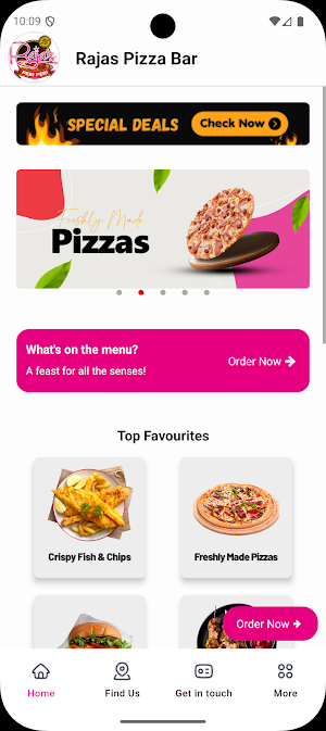 Rajas Pizza Bar Paisley Screenshot 0