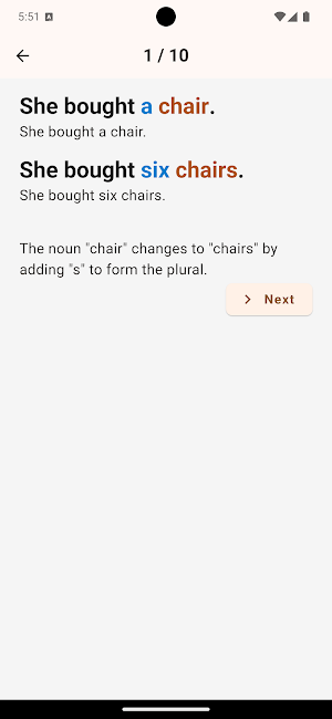 English Grammar Exercises Screenshot 3