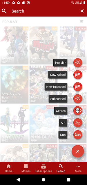 Animo Fanz - Anime Library Screenshot 2