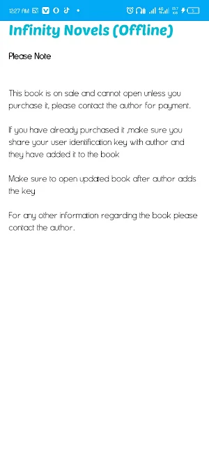 Infinity Novels Offline Reader Screenshot 3