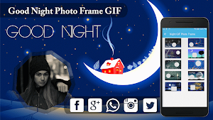 Good Night Photo Frame Screenshot 1