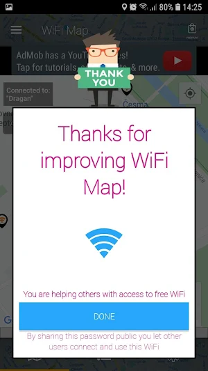 WiFi Map : Find or Share a Password Near You Screenshot 3