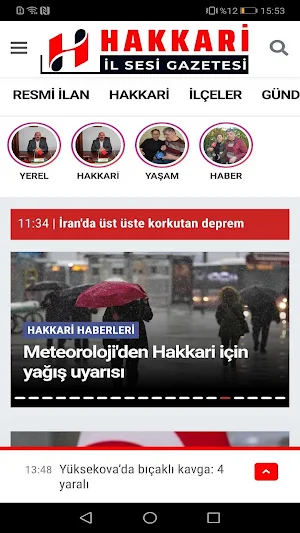 Hakkari İl Sesi Gazetesi Screenshot 0