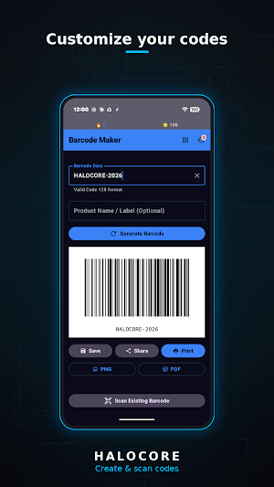 Barcode Maker: Gen & Scan Screenshot 3