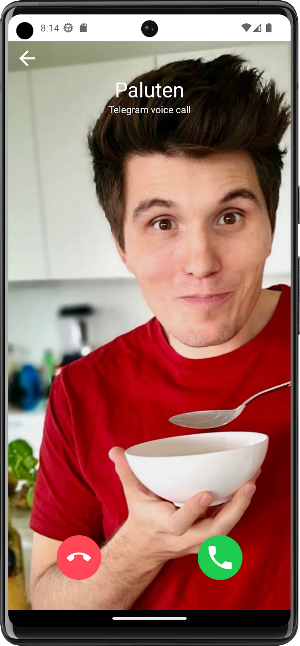Paluten Video Call Prank Screenshot 0