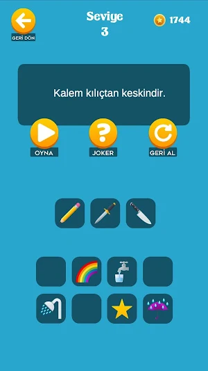 Emoji Bil - Atasözü ve Deyimler Screenshot 3