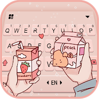 Pink Berry Cheers Keyboard Bac