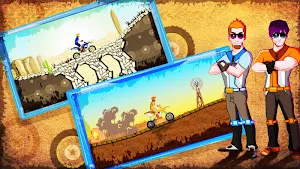 Desert Rage - Bike Racing Game Screenshot 1