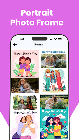 Sister's Day Photo Frame Screenshot 1