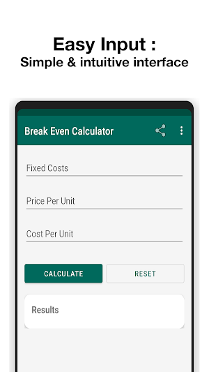 Break Even Calculator Screenshot 0