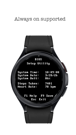 BIOS Watch Face Screenshot 1