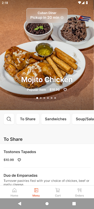 The Cuban Diner Screenshot 1