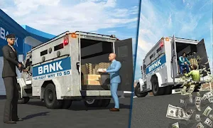 Bank Cash Transit Security Van Money Bank Robbery Screenshot 0