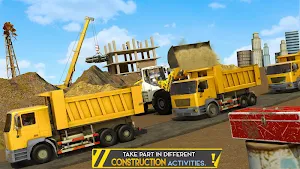 Stickman City Construction Excavator Screenshot 1