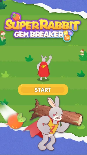 Super Rabbit - Gem Breaker Screenshot 0