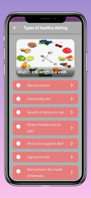 Diet and diets Screenshot 0