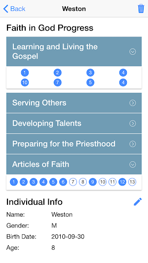 Faith in God Tracker Screenshot 1