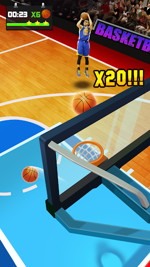 Basketball Tournament - Free Throw Game Screenshot 2