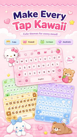 Emoji Keyboard: Fonts & Themes Screenshot 1