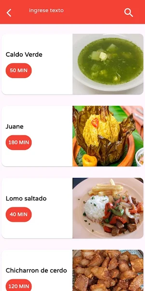Recetas Sabor Peruano Screenshot 1