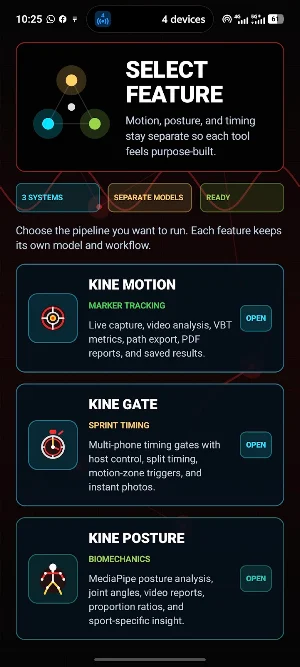 Kine Tracking Screenshot 1