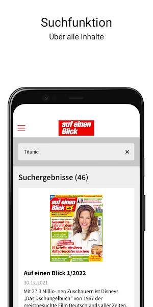 Auf einen Blick ePaper Screenshot 2