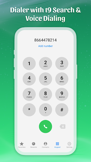 Phone Dialer with Contacts Screenshot 1