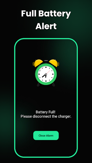 Battery Full Charge Alarm Screenshot 1