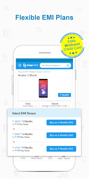 Snapmint: Shop Online on EMI without credit card Screenshot 2