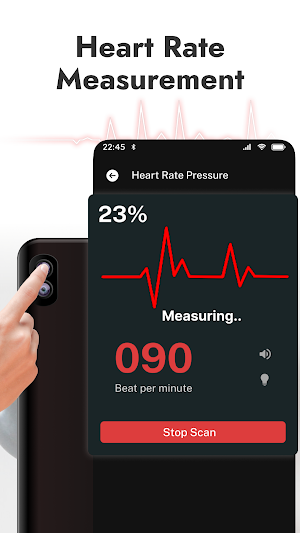 Heart Rate Monitor: BP Tracker Screenshot 1