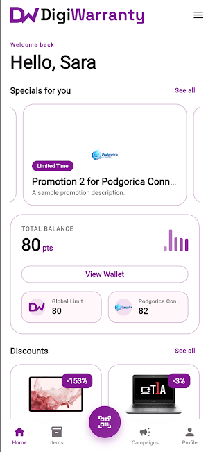 DigiWarranty Screenshot 1