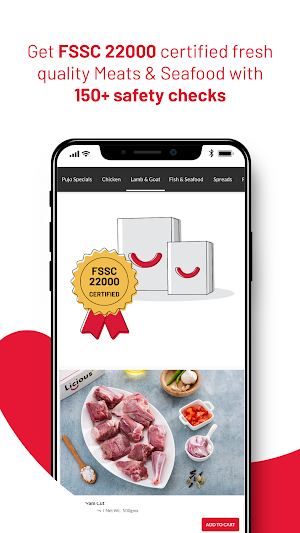 Fresh Meat Online - Licious Screenshot 1