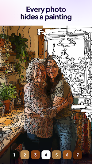 Color Memories-Paint by number Screenshot 0