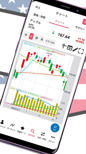 松井証券 米国株アプリ Screenshot 1