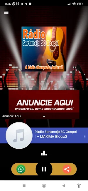 Rádio Sertanejo SC Gospel Screenshot 1