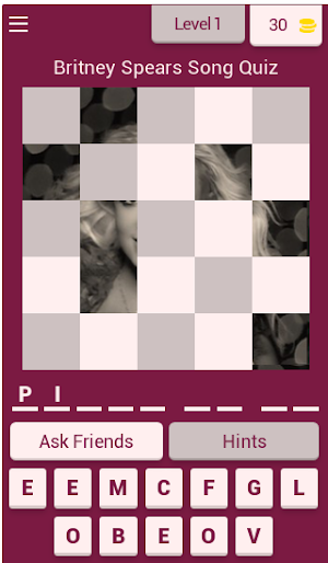 Britney Spears Song Quiz Screenshot 0