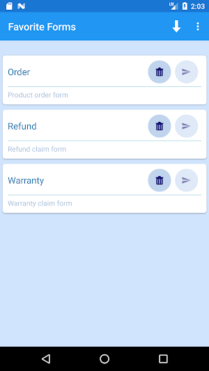 FileDirector MobileForms Screenshot 0
