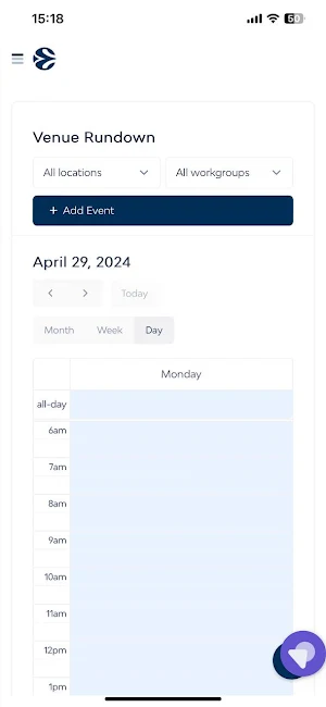 F4 Event App Screenshot 1