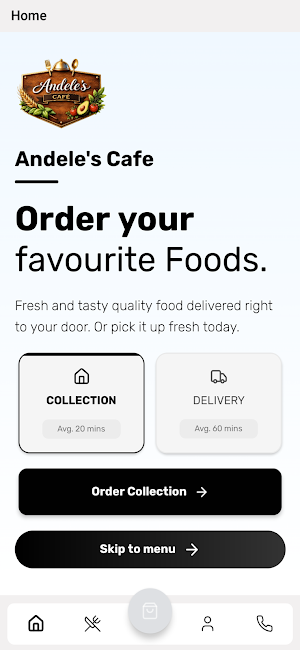Andeles Cafe Screenshot 1