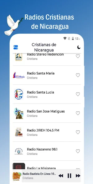 Radios Cristianas de Nicaragua Screenshot 1
