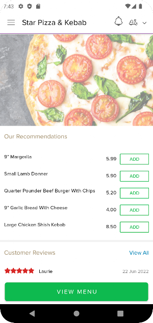 Star Pizza & Kebab Screenshot 2