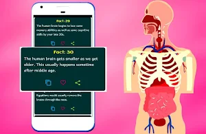 Human Body facts : Amazing Facts About Human body Screenshot 1