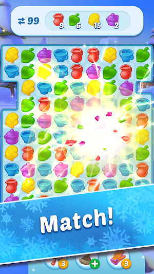 Coldscapes: My Match-3 Family Screenshot 3